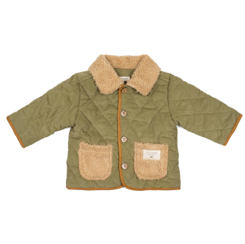 Wild Wawa - Quilted Jacket in Olive