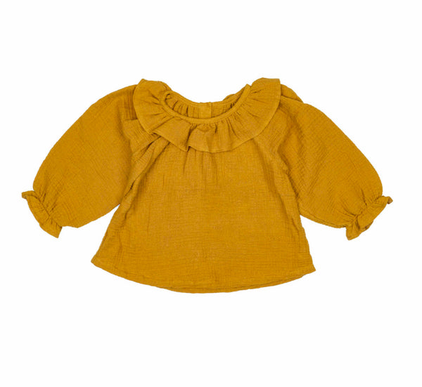 Wild Wawa - Ruffle Blouse in Sunflower