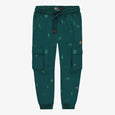 Souris Mini - Green Insect French Terry Sweat Pants