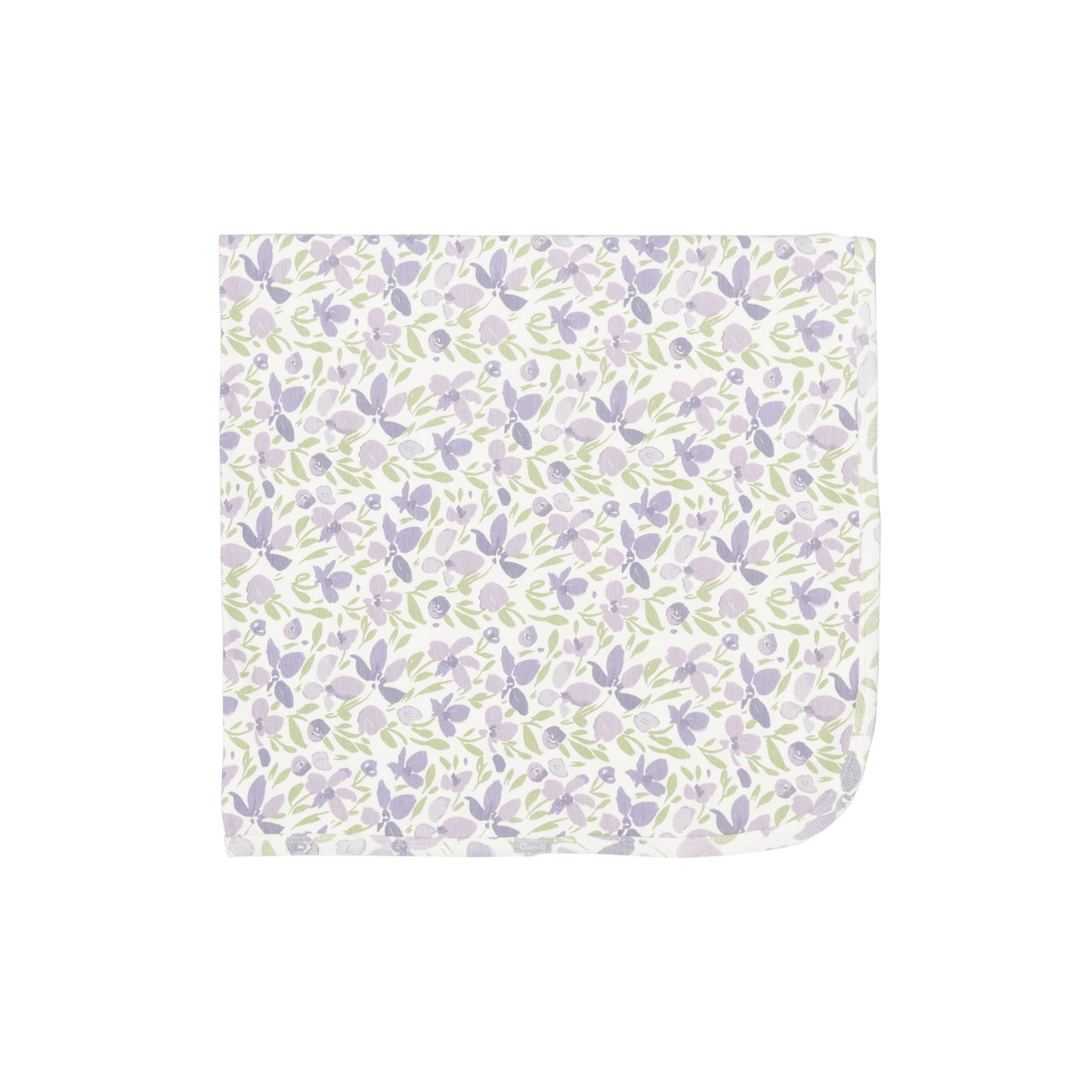 Coccoli - Violet on Beige Baby Blanket