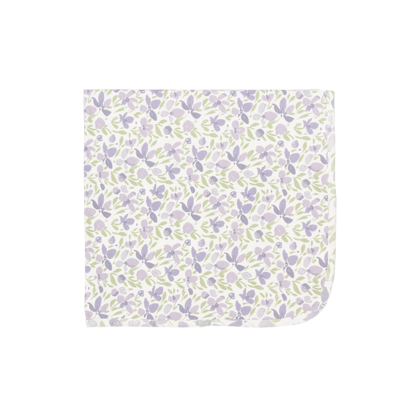 Coccoli - Violet on Beige Baby Blanket