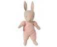 Maileg - Rabbit, micro - Sand - Rose Knitted Suit