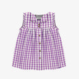 Souris Mini - Purple & White Checkered Dress