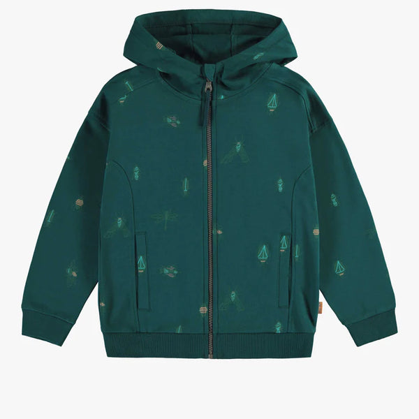 Souris Mini - Green Insect French Terry Hoody