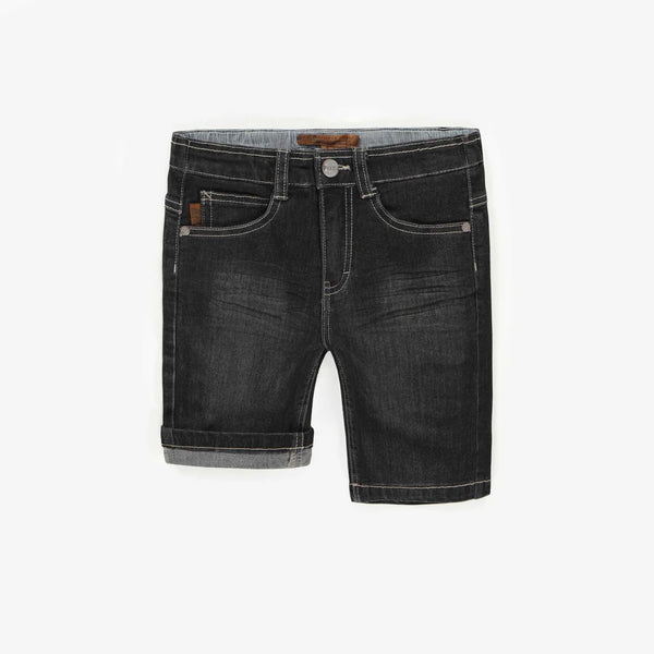 Souris Mini - Relaxed Fit Shorts in Grey Denim