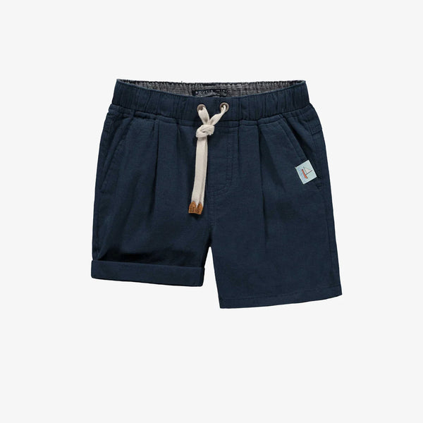 Souris Mini - Relaxed Fit Bermuda Shorts in Navy