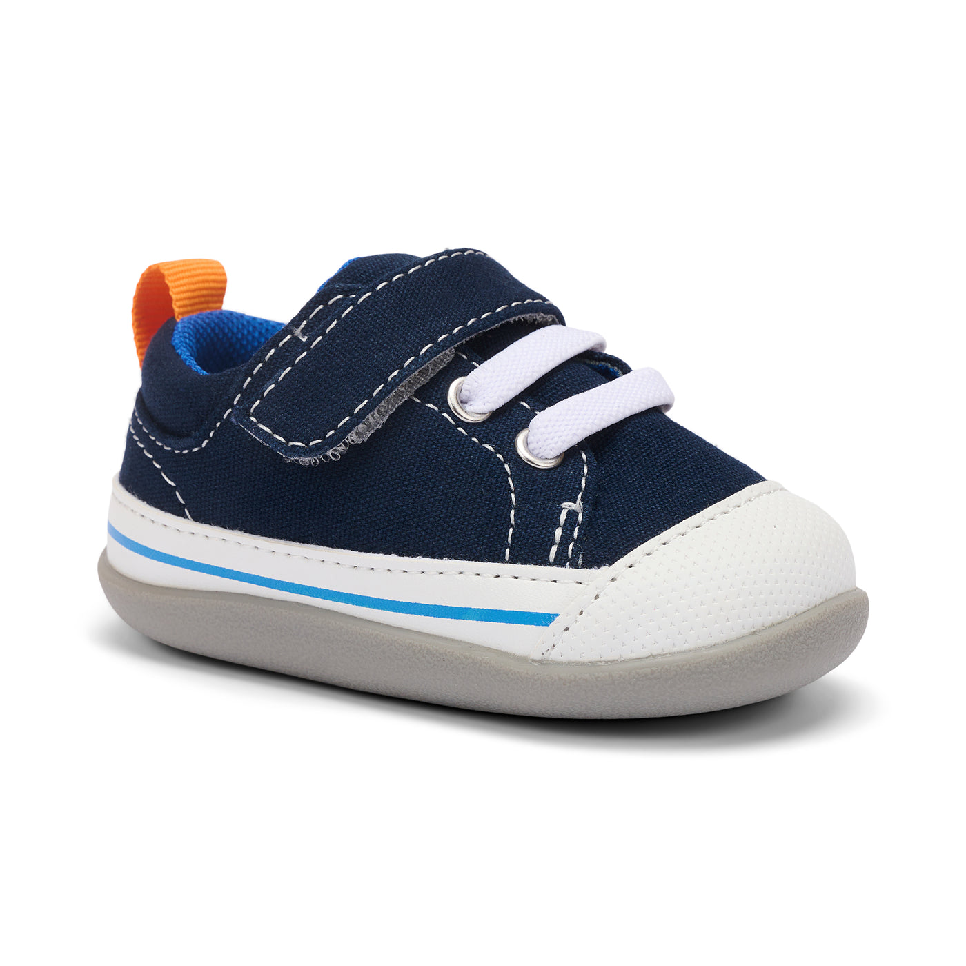 See Kai Run - Stevie II INF - Navy Canvas - (First Walker) (Copy)