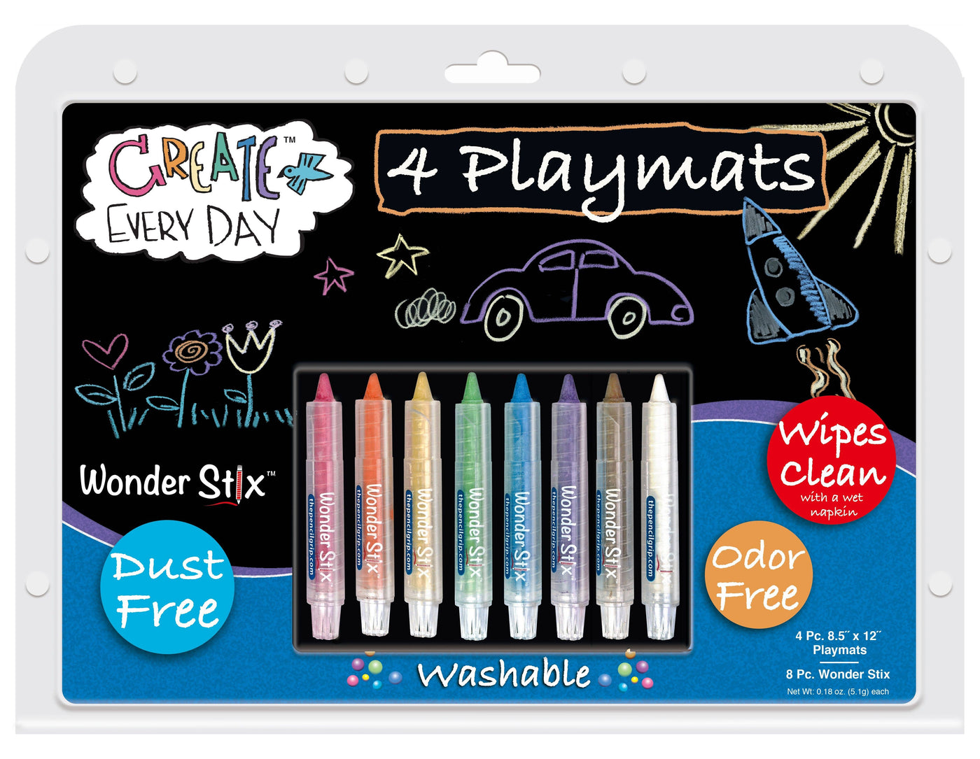 TPG Creations / The Pencil Grip - 8.5" x 12" WS Playmat Kit  (4 pc Set) TPG-648