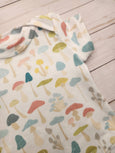 Small Blessings Design - Mushroom Onesie, Long Sleeve