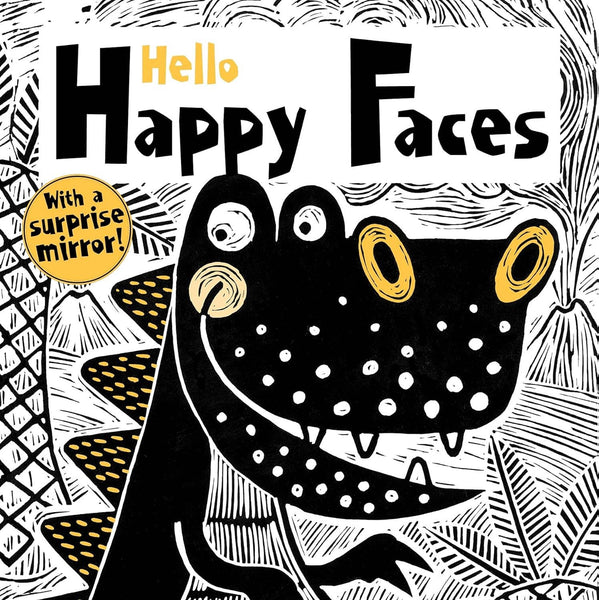 Fox Chapel Publishing - Hello Happy Faces - High Contrast Board Book