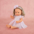 Miniland - Baby Doll Dark blonde girl 15''