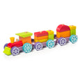 Toysmith - Cubika Wooden Rainbow Express Train