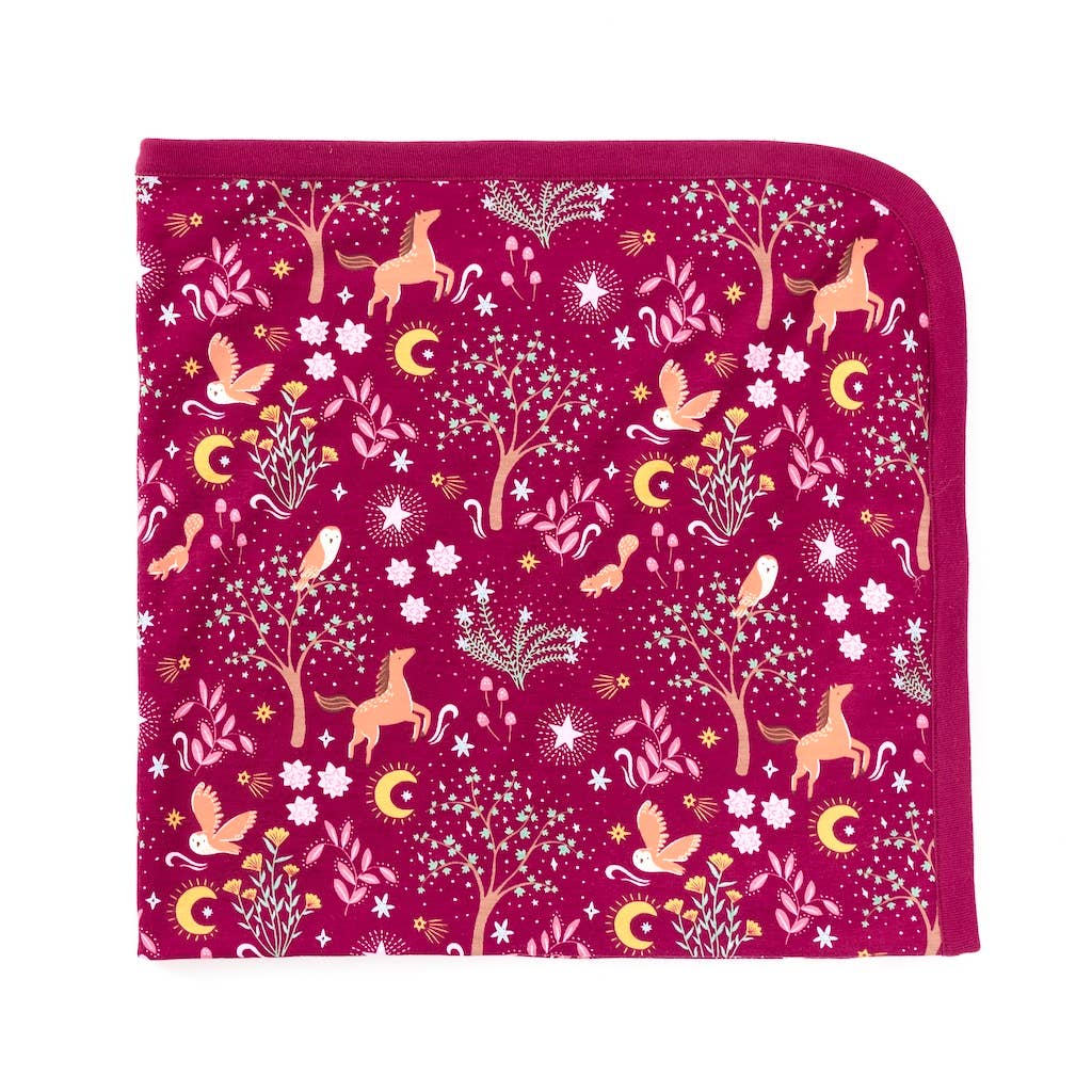 Apple Park - Bamboo Baby Blanket - Woodland Dreams