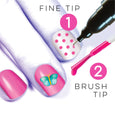 Bright Stripes - Spa*rkle Dual-Tip Nail Pens PDQ asst.