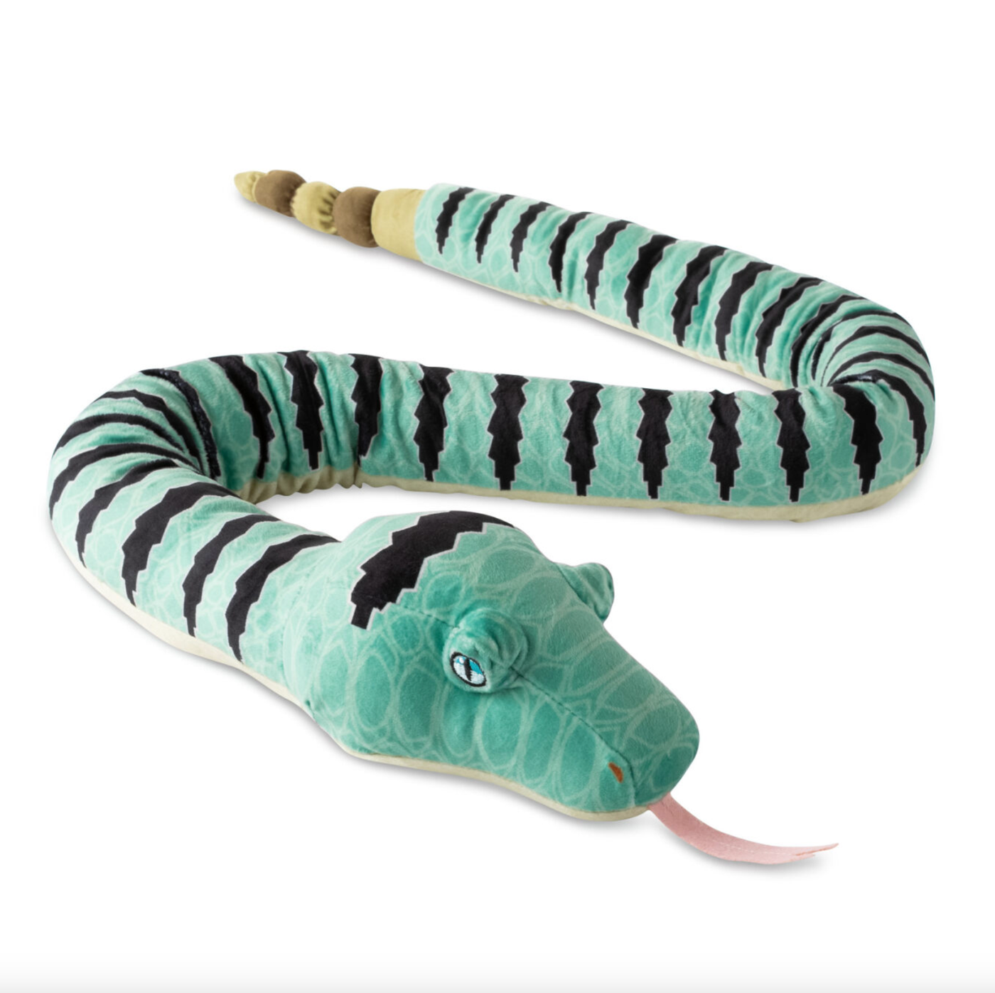 The Petting Zoo - Earth Keeperz Banded Rock Rattlesnake Snake 54" Recycled Plush