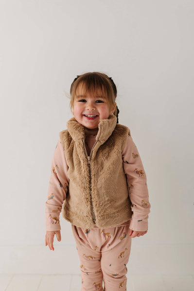 babysprouts clothing company - Fur Vest Baby/Kids Clothing Fall 2025