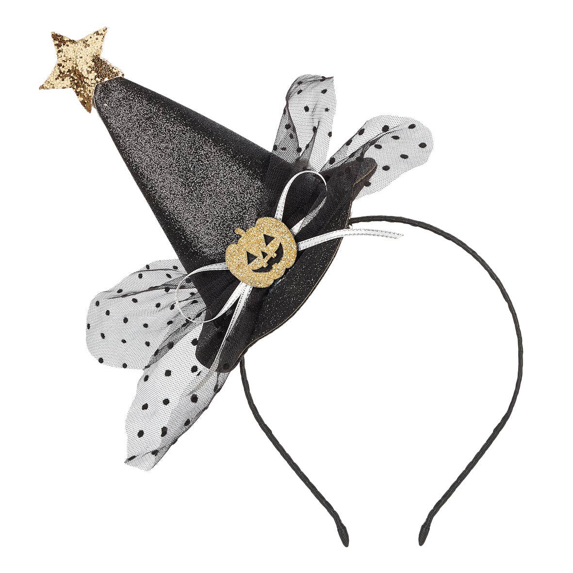 Speedy Monkey - Tiara Pumpkin headband black  -