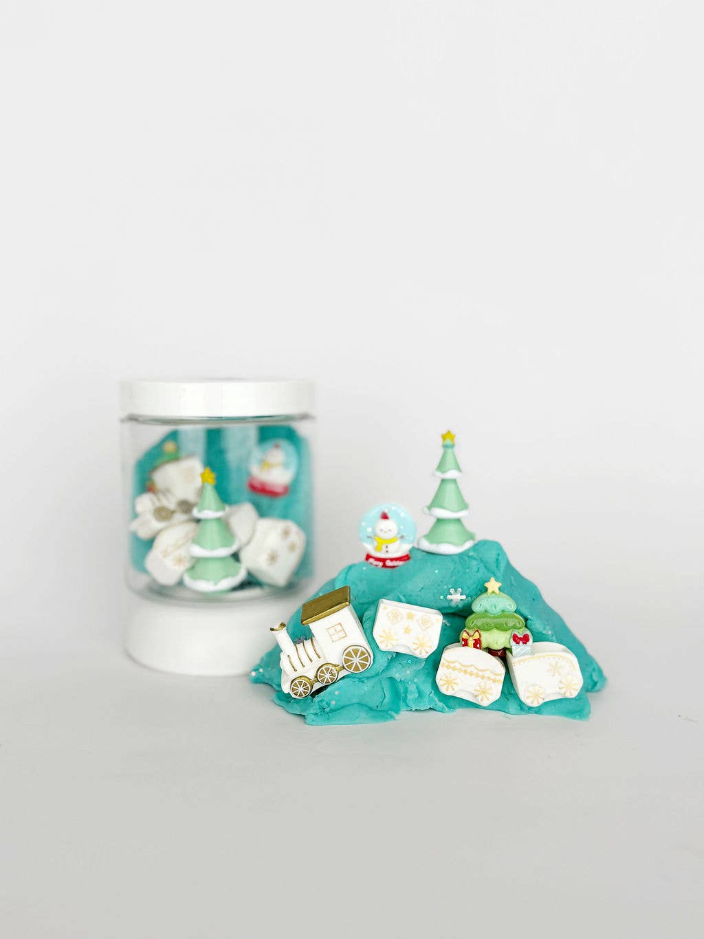 Earth Grown KidDoughs - Holiday Train Mini Dough-to-Go