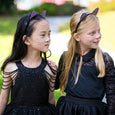 Frog Sac - Cat Ears Headband - Kids Dual Sided Rhinestone Hairband