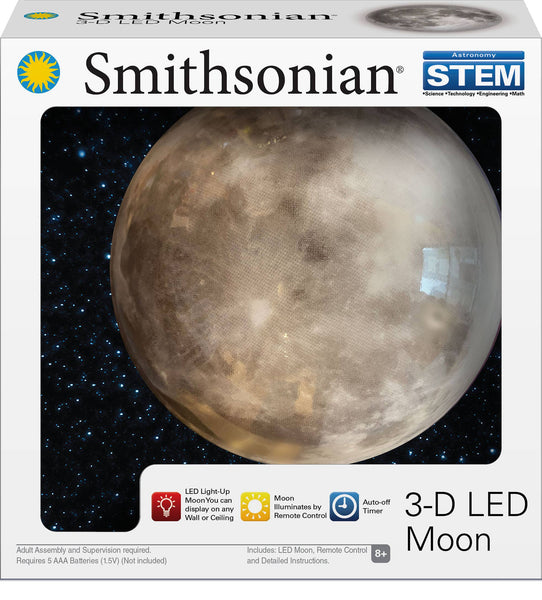 Toysmith - Smithsonian 3D LED 7" Moon