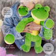 World's Softest 16 inch - Classic Green Frog Plushie - Beverly Hills Teddy Bear Company