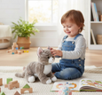 The Petting Zoo - Grey Tabby Cat Medium 10"
