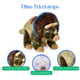 The Petting Zoo - 16" (41cm) Triceratops Dinosaur Medium