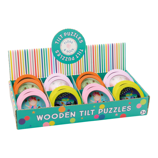 Floss and Rock - Tilt Puzzle in CDU (Rainbow Fairy / Enchanted / Cars / Dino)