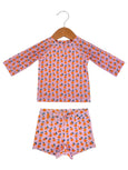 SIIX Collection - Oranges Rashguard Set / UPF 50+