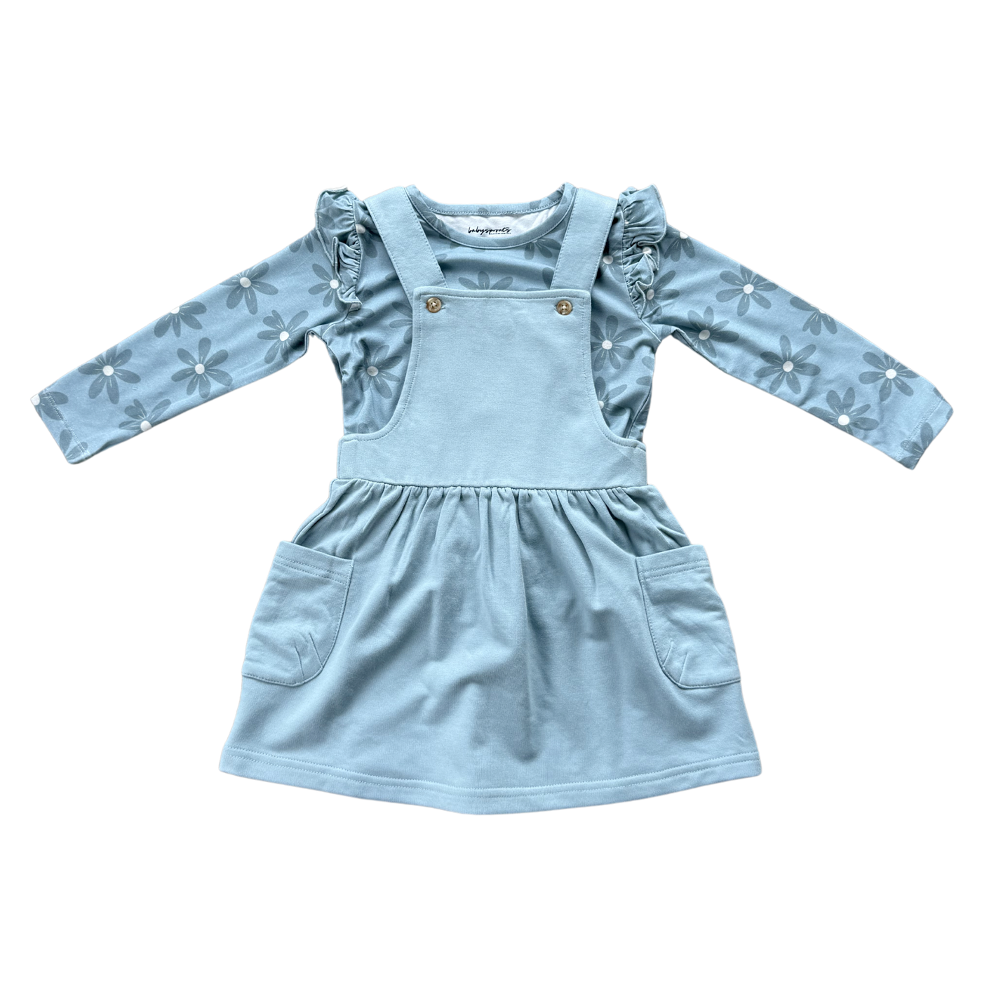 Babysprouts - Girl's Jumper Set Bamboo/Cotton Blend
