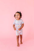 Bird & Bean® - Kids Short Bamboo Pajamas - Estelle Unicorn 