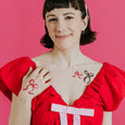 Tattly - Ribbons & Bows Tattoo Pair