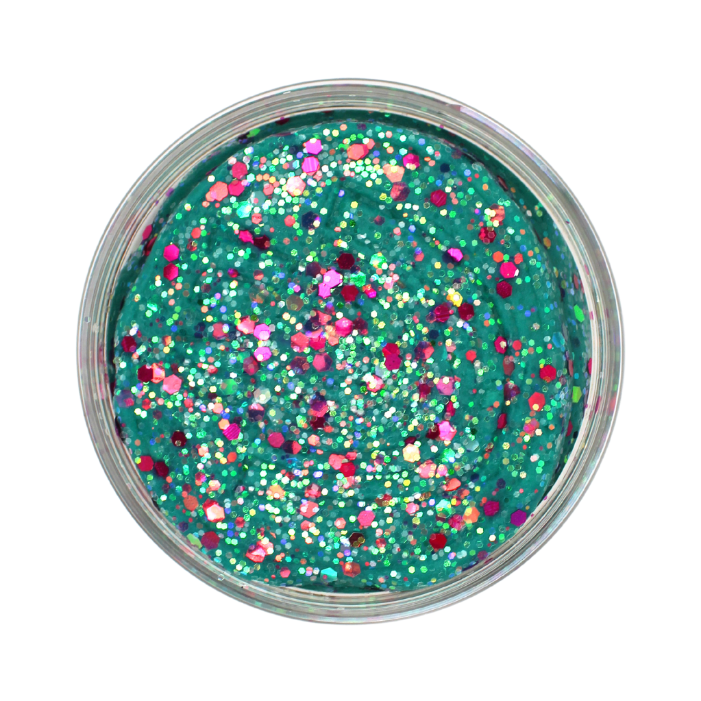Earth Grown KidDoughs - Teal Glitter KidDough - 4 oz