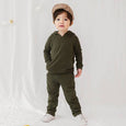 Vaenait Baby - Green Cotton Hoodie & Pants Set