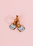 Pierced Co - Gray Cat Charms
