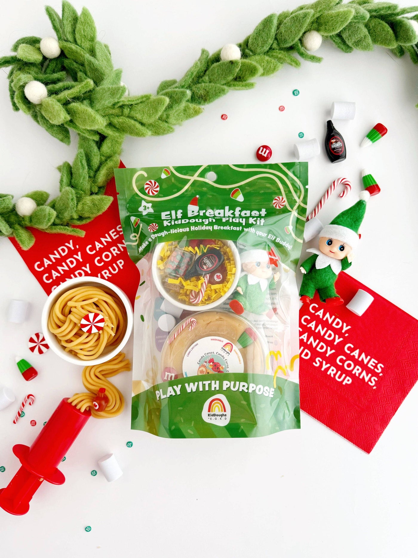 Earth Grown KidDoughs - Elf Breakfast KidDough Kit