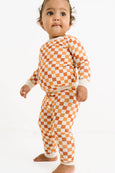 Little One Shop - Fall Checkered Bamboo Set