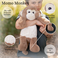 MoMo Monkey Plush- World's Softest Lushee 16 inch - Beverly Hills Teddy Bear Company