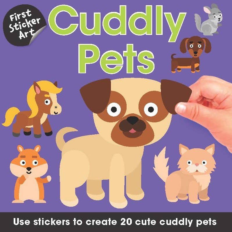 Sourcebooks - First Sticker Art: Cuddly Pets (190 stickers!)