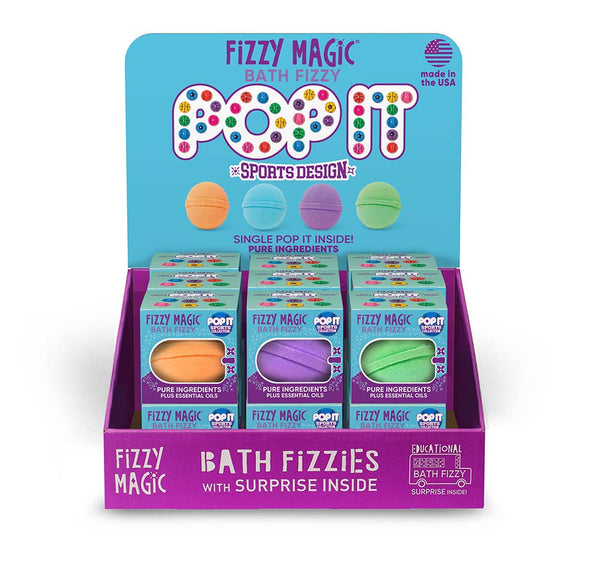 Purposeful Bliss - Fizzy Magic - Bath Bombs, POP IT Surprise Inside, Display