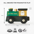 Le Toy Van, Inc. - Green Train & Goods Wagons