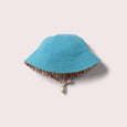 Little Green Radicals - Checked Seersucker Reversible Sunhat