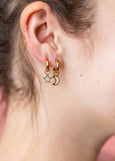 Pierced Co - Moon/Star Opal Charms