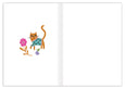 Biely & Shoaf - Colorful Cats Blank Card