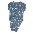 Sweet Bamboo - Big Kid Pajamas -  Winter Forest