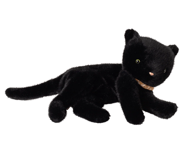 Maileg - Sleeping Kitten Plush, medium - Black