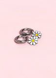 Pierced Co - Silver Daisy Charms