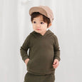 Vaenait Baby - Green Cotton Hoodie & Pants Set