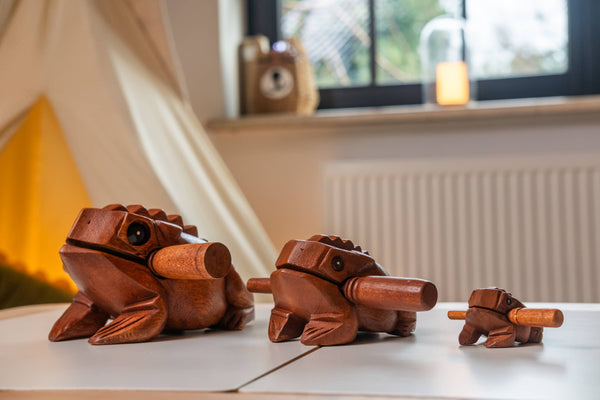 Wise Harmony LLC - Wood Frog Guiro Rasp