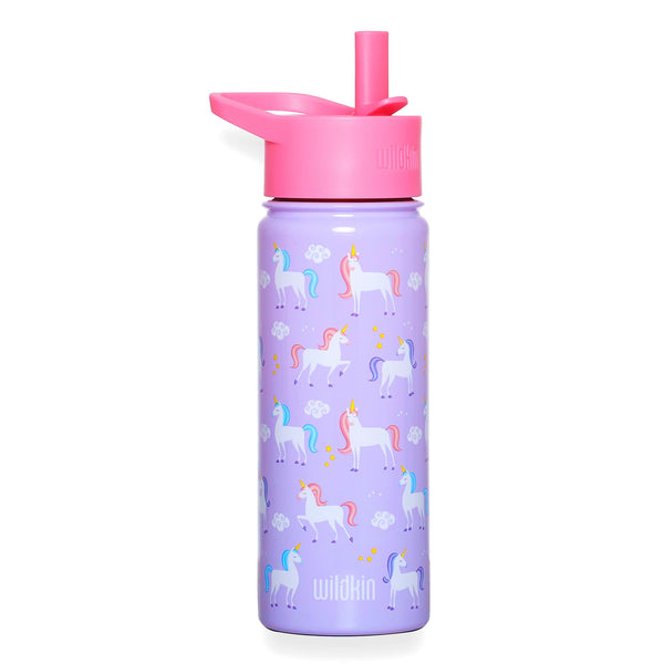 Wildkin - Unicorn 18 oz Steel Water Bottle